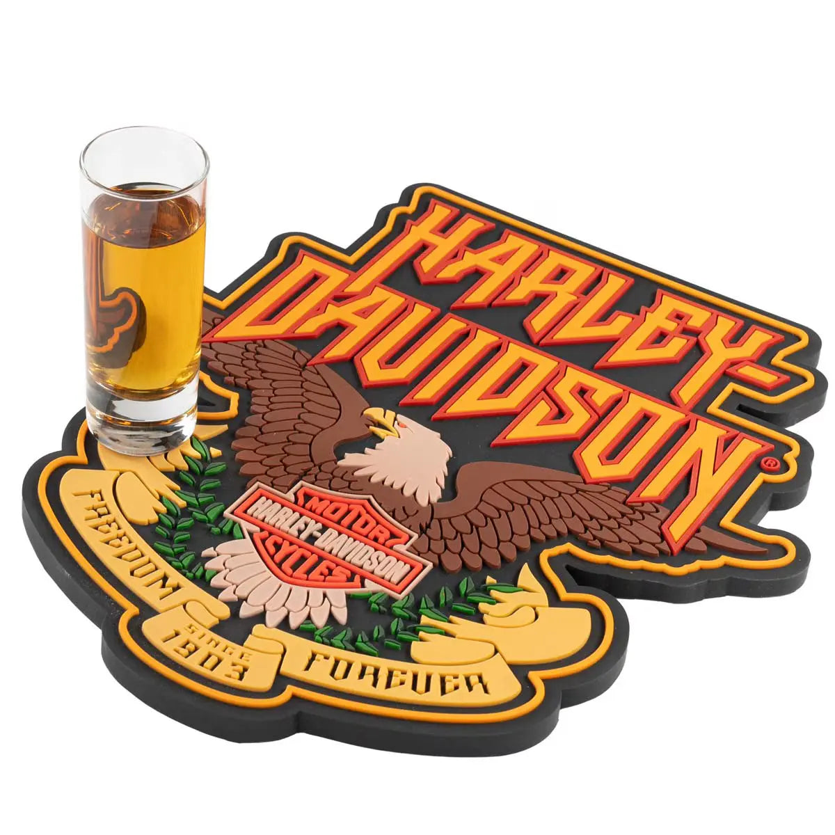 Tappetino da bar Harley-Davidson Hard Rock Eagle 26 x 28 cm