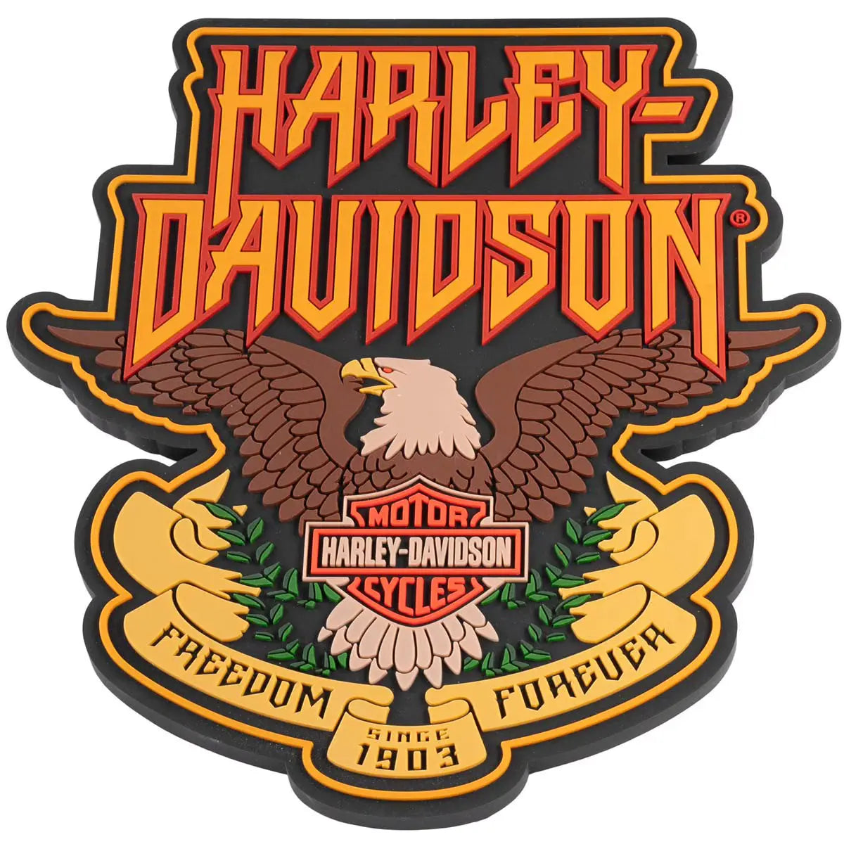 Tappetino da bar Harley-Davidson Hard Rock Eagle 26 x 28 cm