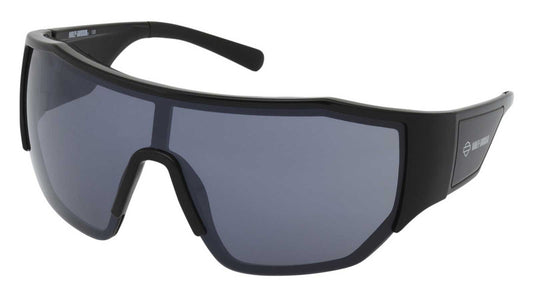 Occhiali da sole da equitazione fissi in schiuma Harley-Davidson® da uomo, lenti nere lucide/fumo