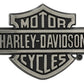 Fibbia per cintura da uomo Harley-Davidson® con logo Bar & Shield, finitura nichel argento.
