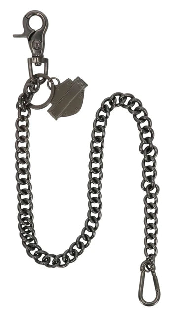 Catena per portafoglio da uomo Harley-Davidson® con logo Bar & Shield, lunghezza 24 pollici, finitura canna di fucile.