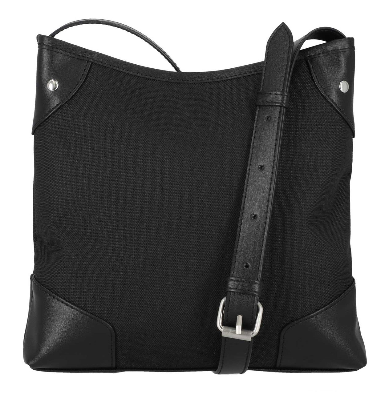 Borsa a tracolla da donna Harley-Davidson® con teschio Willie G decorato, nera