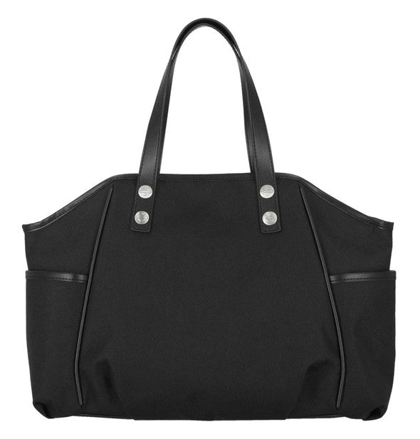 Borsa tote da donna Harley-Davidson® con teschio Willie G decorato, in poliestere, nera