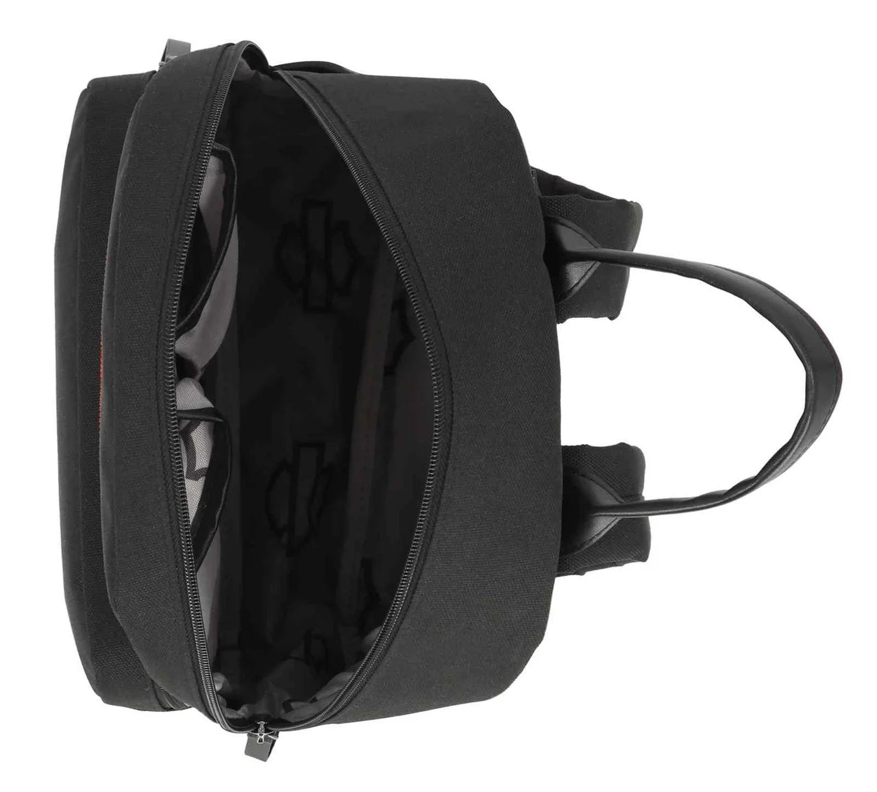 Mini zaino da donna Harley-Davidson® con logo Bar & Shield in strass, nero