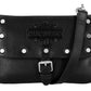 Marsupio convertibile da donna Harley-Davidson® Core Stud in vera pelle, nero