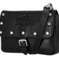 Marsupio convertibile da donna Harley-Davidson® Core Stud in vera pelle, nero