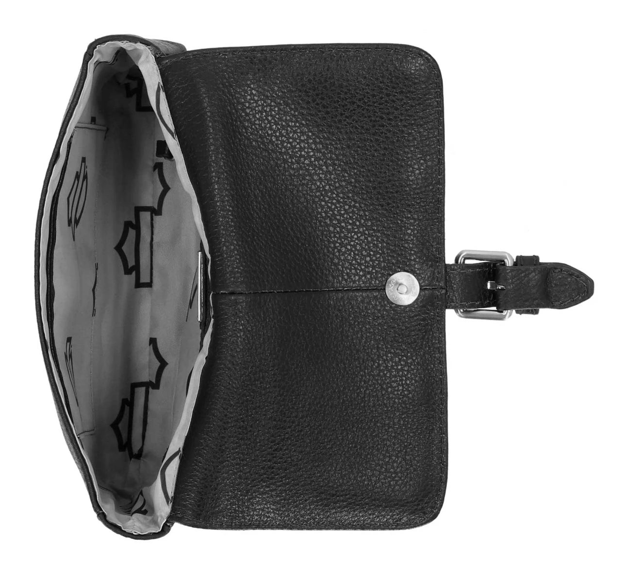 Marsupio convertibile da donna Harley-Davidson® Core Stud in vera pelle, nero