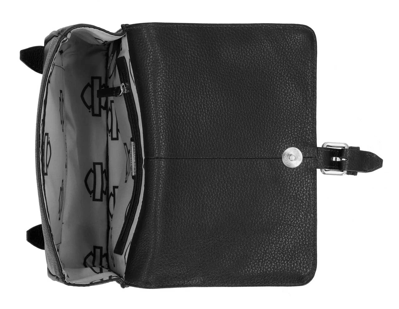 Zaino da donna Harley-Davidson® Core Stud B&S in vera pelle, nero