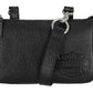 Marsupio convertibile da donna Harley-Davidson® in vera pelle con borchie esagonali, nero