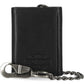 Portafoglio a tre ante da uomo Harley-Davidson® Bar & Shield Core Pebble Chain, nero