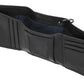 Portafoglio da uomo Harley-Davidson® con catena a scatto e protezione RFID, colore nero, con logo aquila in rilievo