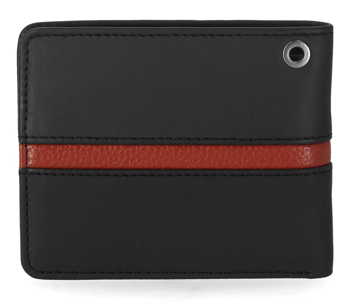 Portafoglio da uomo Harley-Davidson® HD Center Block Passcase in pelle a due ante, nero