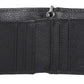 Portafoglio da uomo Harley-Davidson® con toppa in gomma e logo Bar & Shield, in pelle, a due ante - Nero