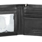 Portafoglio da uomo Harley-Davidson® con logo Nail Head Open Bar e Shield, con catena, nero