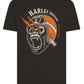 T-Shirt Gorilla nera uomo HD Bergamo