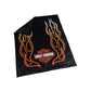 Coperta Harley-Davidson® Flames Bar & Shield Fleece Blanket w/ Sherpa Backing