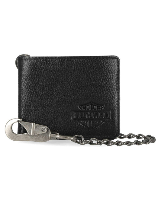 Portafoglio da uomo Harley-Davidson® B&S Core Pebble con catena
