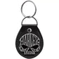 Portachiavi Harley-Davidson Willie G Skull in metallo spazzolato su vinile nero