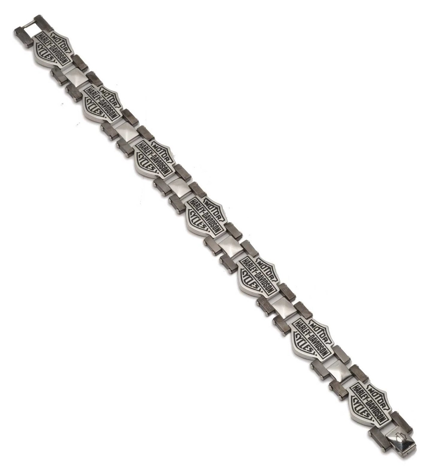 Bracciale Harley-Davidson con catena bicolore Bar & Shield da 9 pollici
