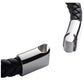 Bracciale da uomo Harley-Davidson da 9 pollici in pelle intrecciata con logo Bar & Shield, nero
