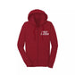 HOODIE 1 ZIP-CHILI PEPPER