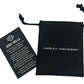 Campanello di marcia Harley-Davidson® Willie G Skull Script a contrasto, finitura nera