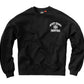 Felpa West Coast Choppers Iron Oversized nera